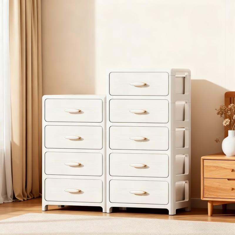 Modern Style Multi-Drawer Plastic Storage Box, Easy to Clean and Space-Saving, Multifunctional Organizer for Bedroom Living Room Office Dormitory