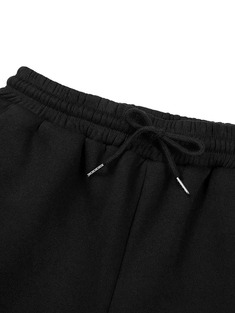 Women's Casual Streetwear Set, Fitted Sleeveless Crop Top and Straight Leg Pants, Gothic Thorn Graffiti Print, All Seasons Fashion