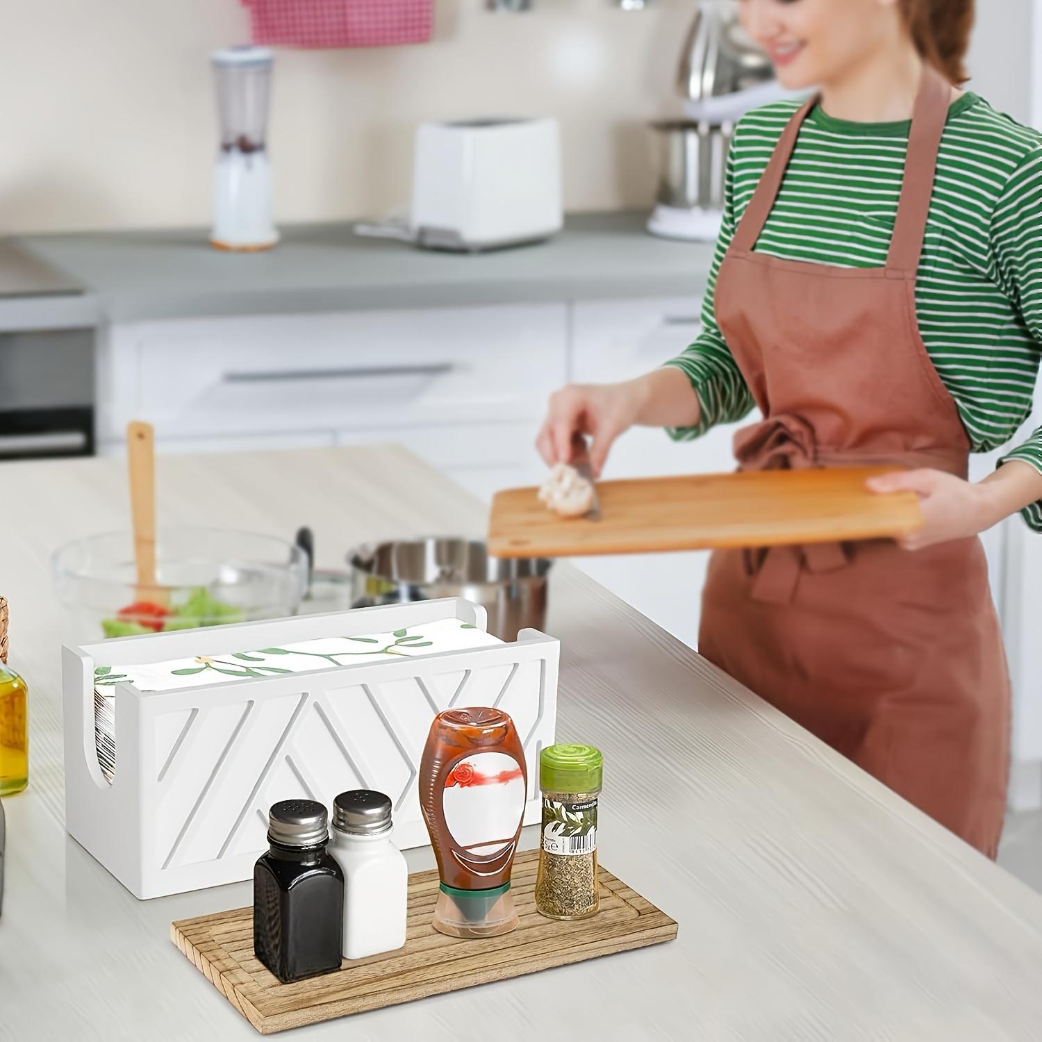 Paper Towel Dispenser Wall Mount, Paper Towel Holder Wall Mounted with Lid, Solid Commercial C-Fold, Z-Fold, Trifold Hand Paper Towel Holder Hand Towel Holder for Bathroom Kitchen Decor