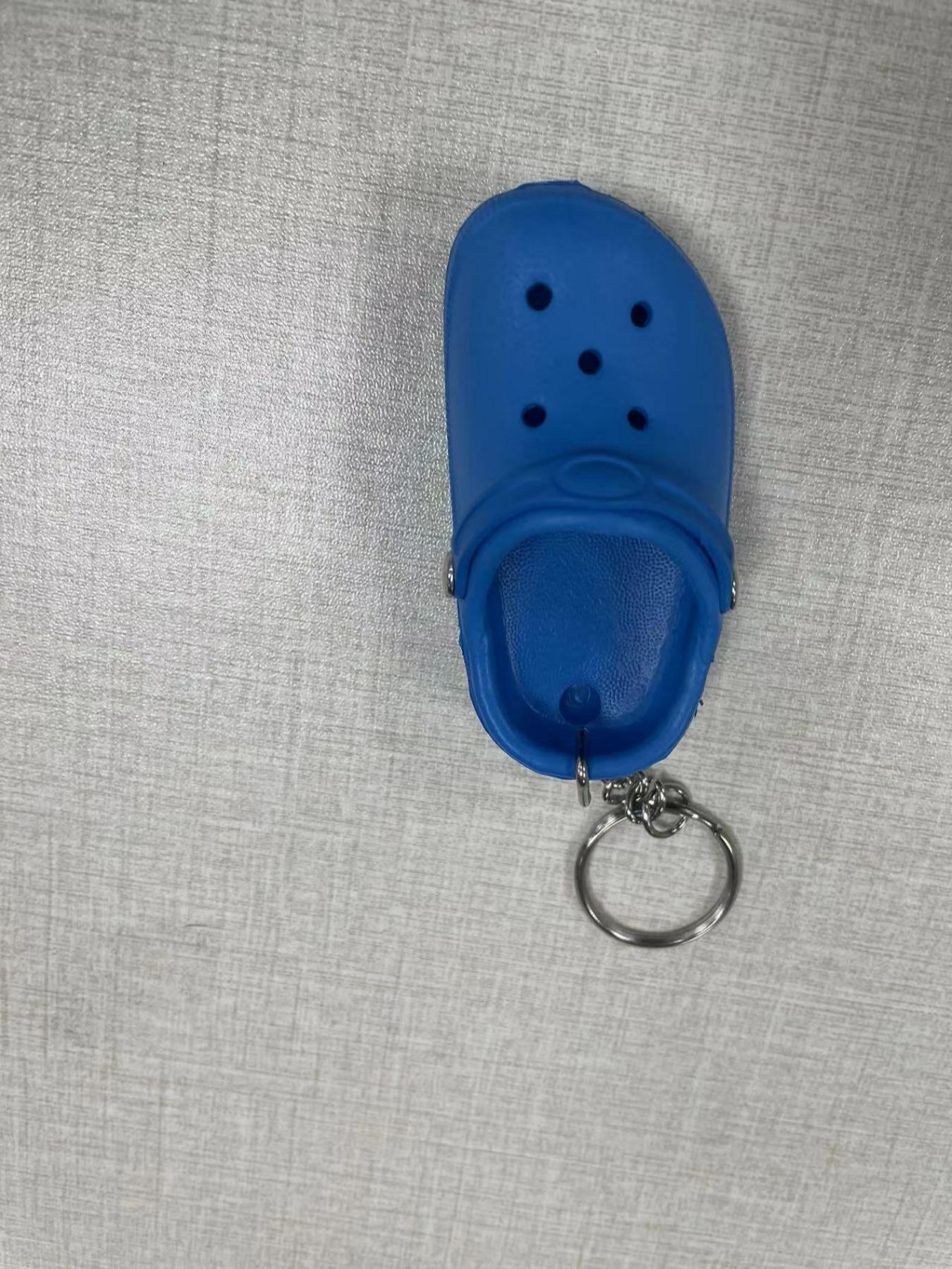 Mini Cute Plastic Sandal Keychain, Fashionable Replica Sandal Key Holder, Daily Outing Wallet Phone Backpack Decorative Pendant