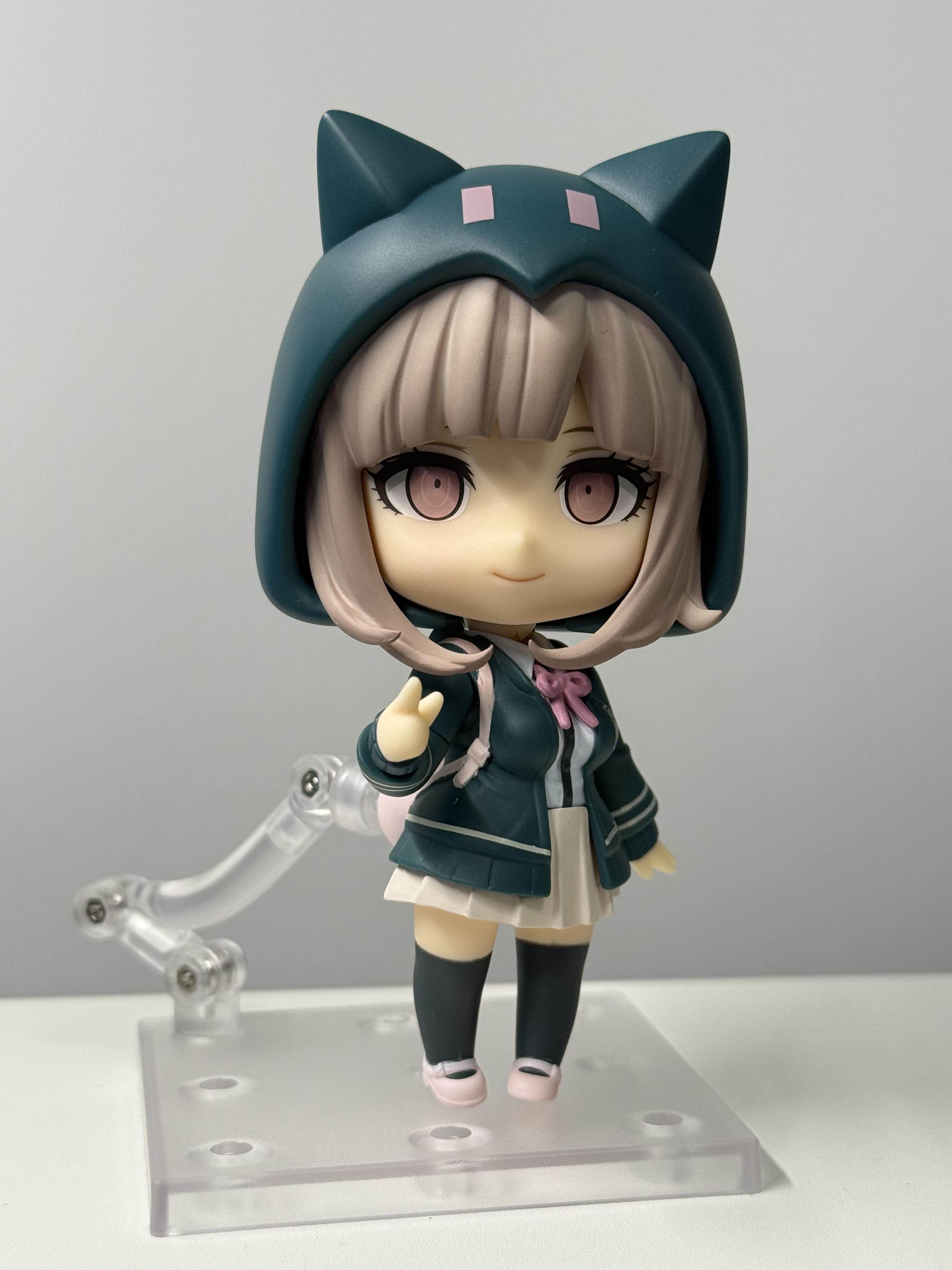 Chiaki Nanami & Nagito Komaeda Danganronpa Action Figures with Interchangeable Plastic Parts, Anime Desktop Decoration Gift for Anime Collectors