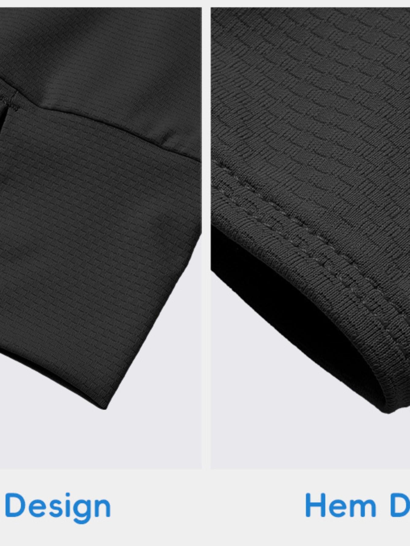 Men's Ice Silk Hooded Sun Protection Jacket, Full Face UV Shield, Breathable Quick-Dry, Outdoor Hiking Climbing Running Cycling Sports Coat