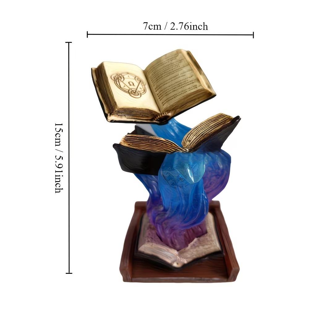 Enchanted Book Dice Tower, Creative Resin Statue for Home & Office Decor, Versatile Indoor/outdoor Display, Unique Artistic Piece, Resin Ornament