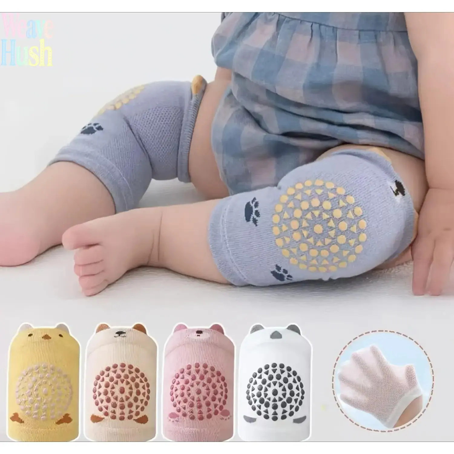 5-Pack Toddler Knee High Socks For Ages 2-3 Years, Adorable Cartoon Animal Printed Non Slip Anti-Skid Gripper Socks, Multi Mixed Color Soft Breathable Long Socks Ideal For Baby Crawling Indoor Walking Daily Wear