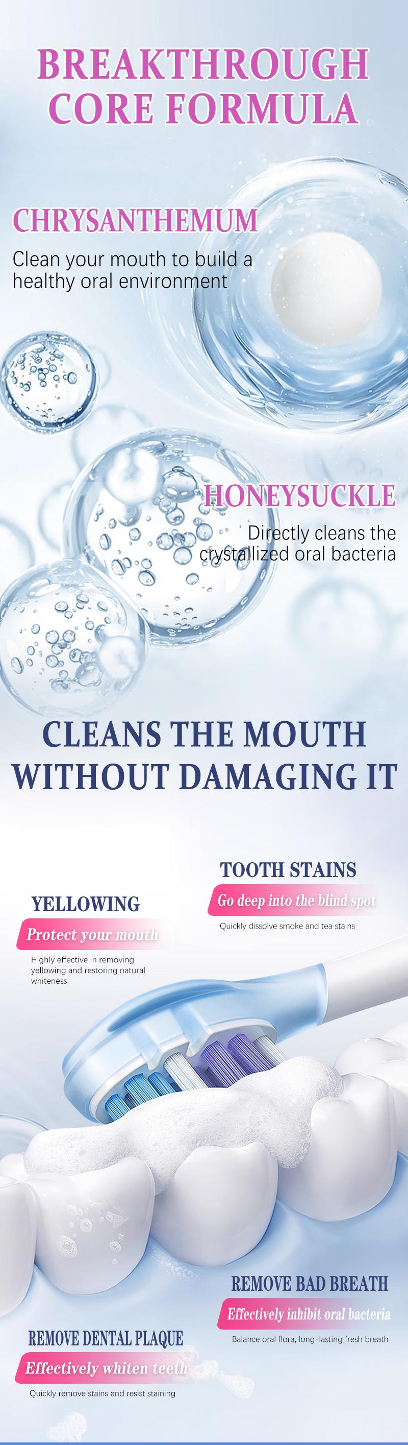 TOOTHPASTE TARTAR REMOVAL, Advanced Whitening Formula for Brighter Smile, Effectively Removes Stubborn Dental Plaque & Calculus, Enamel Strengthening & Gum Repair, Daily Oral Health Essential for All Skin Types. Herbal Aloe Chamomile Cleansing Gentle