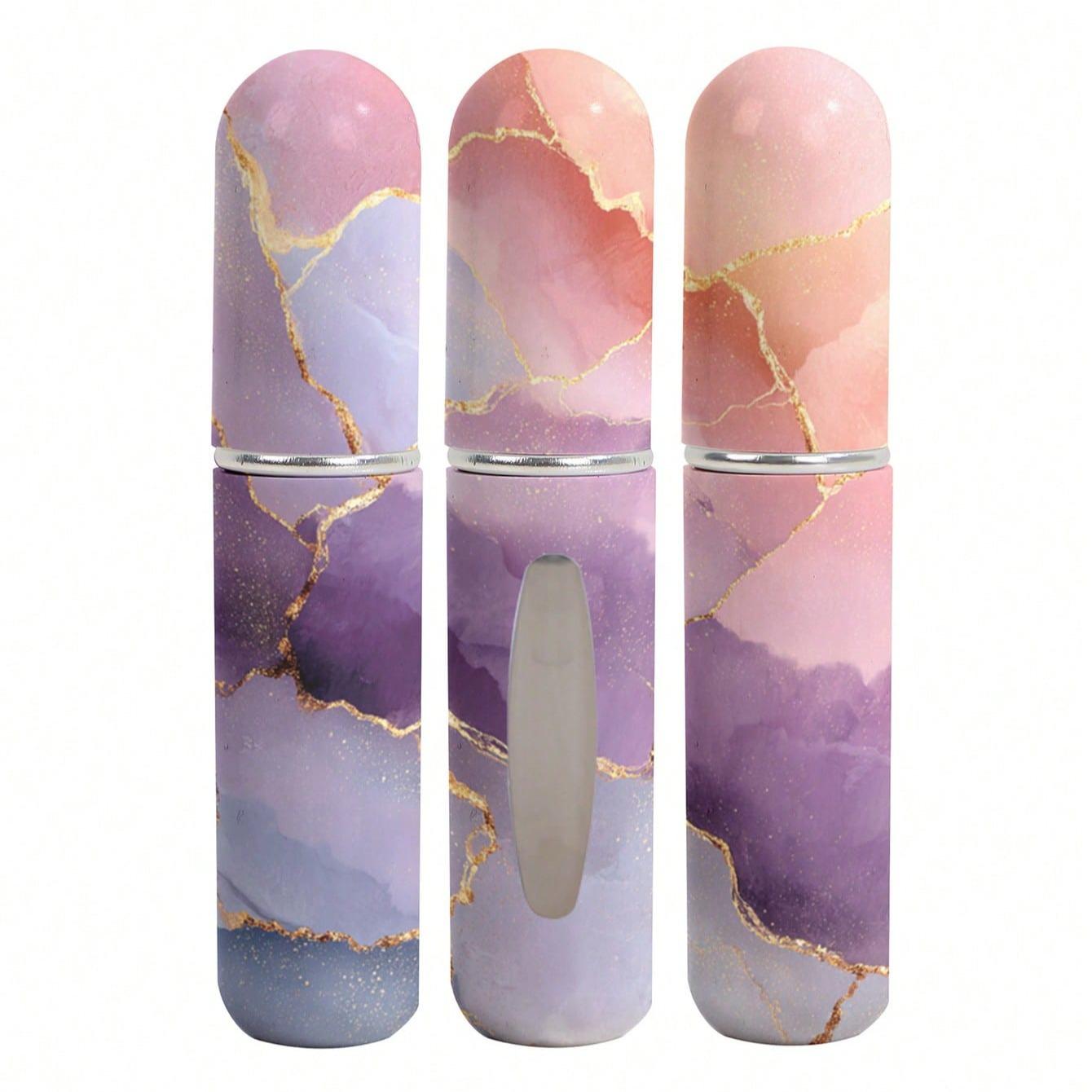 Mini Refillable Perfume Atomizer Bottles, Portable Lightweight Travel-Friendly Design, Convenient Refill Pump Case for On-The-Go Use