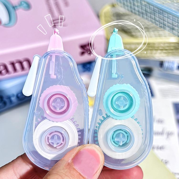 6pcs Soft Correction Tape Set, Transparent Portable Design, Smooth Durable, No Peeling or Cracking, Ideal for Learning and Writing Corrections, Essential Stationery