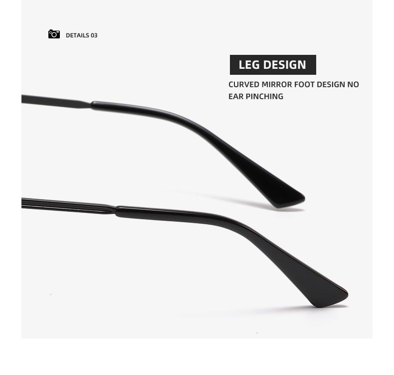 Unisex Double Bridge Rimless Sunglasses, 2026 New Cut-Edge Square Design with UV400 Protection, Trendy Street Style Metal Frame Shades Perfect for Driving, Travel & Everyday Wear