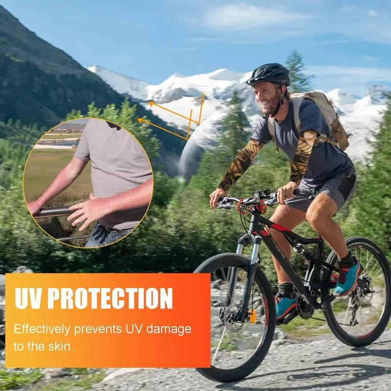 6PCS Halloween Cooling Tattoo Art Arm Sleeves Cover UV Sun Protection Sport Outdoor activities Set Temporary Fake Tattoo Sleeves for Men Women with Designs of Skull, Dragon, Rose, Koi Fish, Wolf, Buddha, Tribal