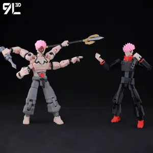 9L3D T13 Jujutsu Kaisen Itadori Figure LUCKY13 Training Ver. JJK Titan13 Multi-Jointed Movable Dummy13 Stress Relief Toys Gifts