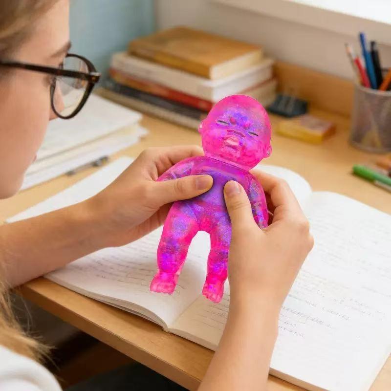 Slow Bounce Stress Relief Ball Toy, Soft Tpr Sensory Decompression Ball, Party Gift, Summer Sensory Relaxation Toy