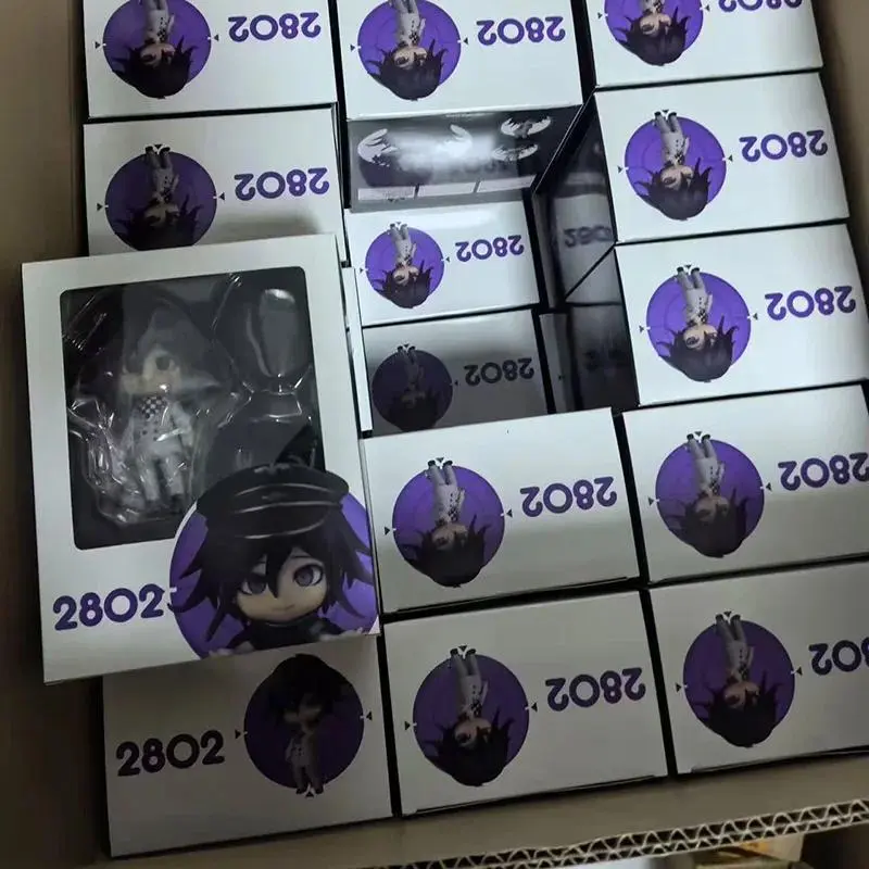 10cm Anime Danganronpa V3 Killing Harmony 2802# Kokichi Oma Figures Game Cartoon Model Movable Doll Gift  Regular Version