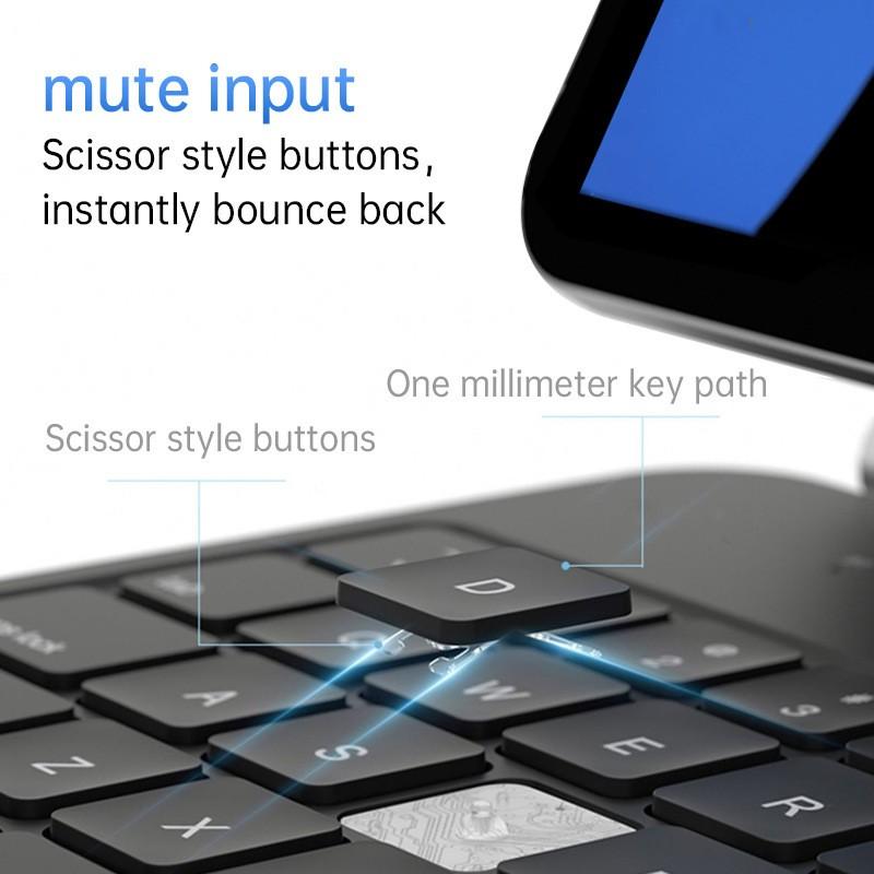 Magnetic Floating Magic Keyboard for iPad 10th/11th/pro 11, Bluetooth-compatible Keyboard with Smart Touchpad, Compatible with iPad Pro 11 & Air 4/5