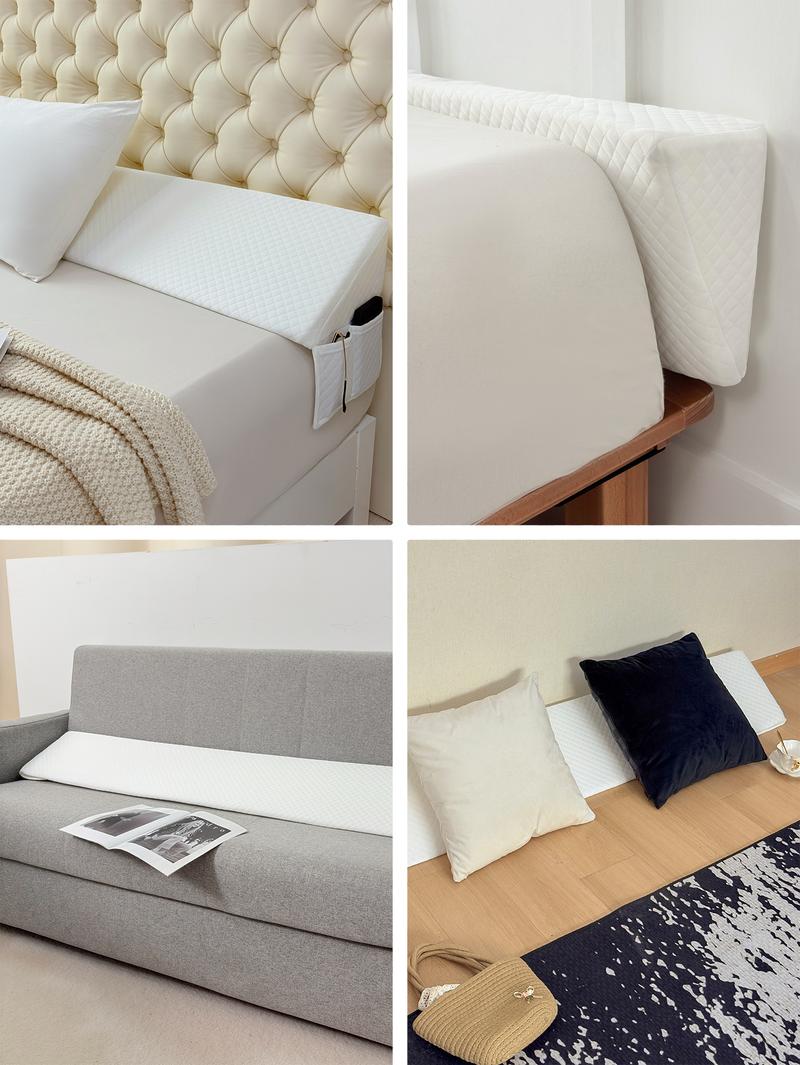 [Valentine’s Day]Sleep Support Pillow, Wedge-Shaped Pillow, Bed Headboard Gap Filler and Back Support for Sleeping, Fills the Gap between Headboard and Mattress or Wall from 0-7 Inches, All-Season Comfort Design for Bedroom