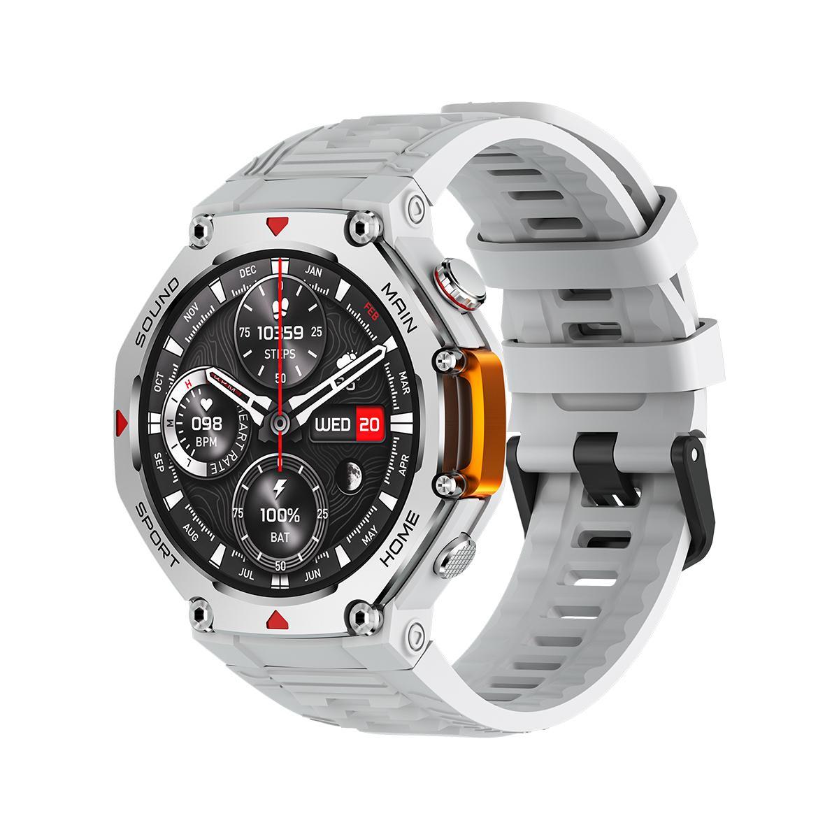 Men's Sport Smart Watch M-Rex4, 1.45 Inch HD Touch Screen, Bluetooth-compatible Call Sos NFC, Multi-Sport Modes, Heart Rate Sleep Monitor, 5atm Waterproof, 500mah Battery