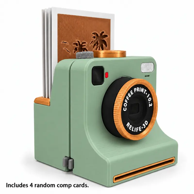 Manual Coffee Latte Art Camera, One-Button Printer, Ideal for Home ...