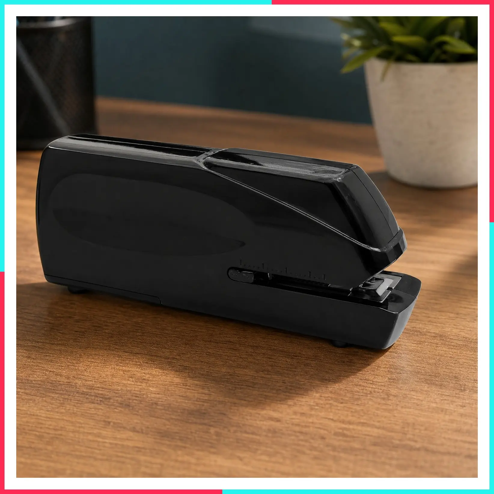 Electric Stapler Pro - Automatic Stapler for Desk or Office Use | Portable, Quiet & Jam-Free with Easy Reload, 30 Sheet Capacity, AC Adapter/Battery Powered