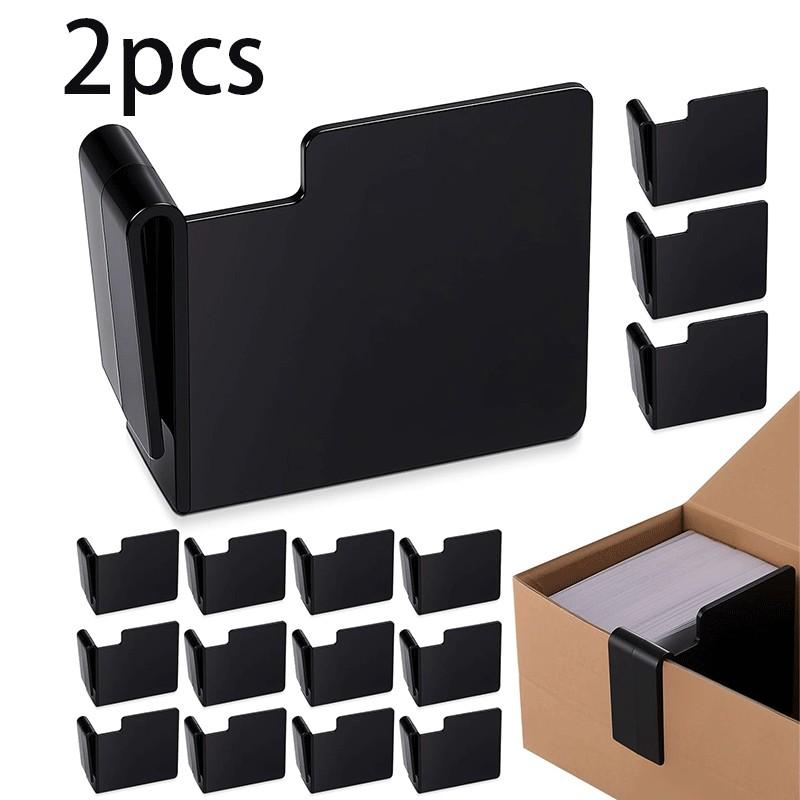 2pcs Office Card Holder Divider, Abs Material, Storage Organizer for Sports Cards, Baseball Cards, Durable & Practical Design