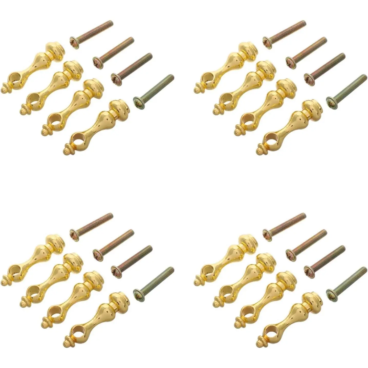 16 pcs Glass Railing Cap Connector Metal Spindle Furniture Connector Caps for Cabinet Gallery Shelf Rail Indoor Furniture Repair Easy Install Post End Caps for Shelves and Wine Cabinets