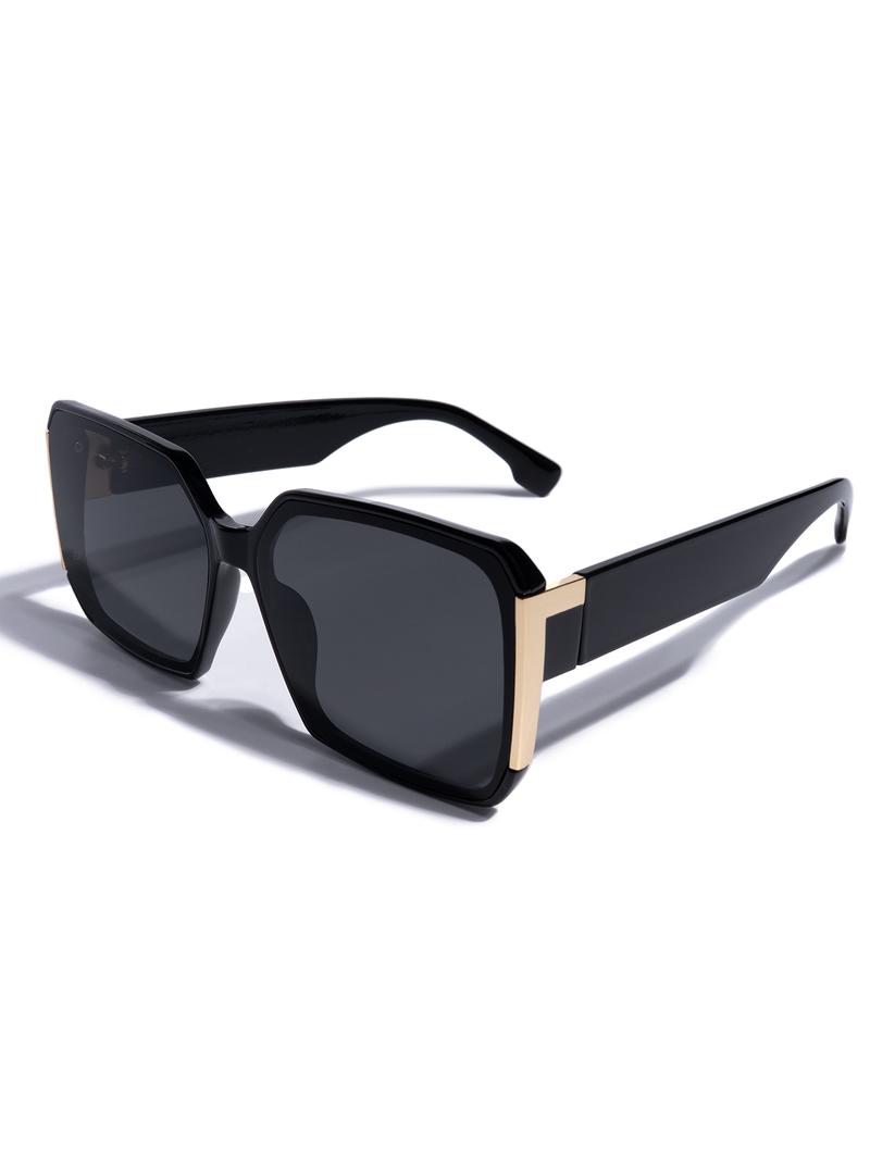 LUXURY Square Sunglasses | Acetate Ombré Pink & Matte Black | Gold T-Detail + UV400 dark sunglasses men sunglasses beach stuff