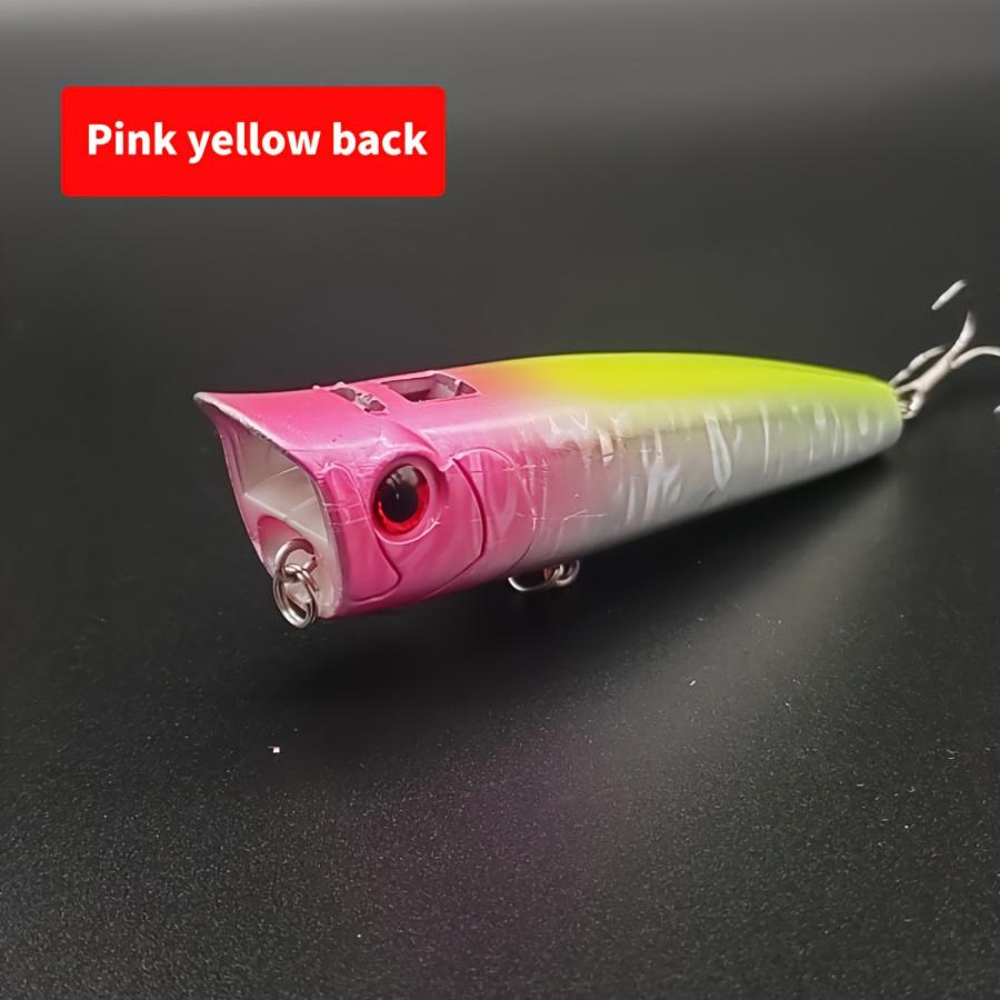 1pc Water Spray Wave Crawling Bait Surface Long Throw Floating Water Wave Bait Night Light Noise Hooked Mouth Bass Fake Bait
