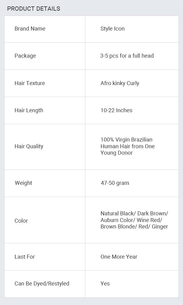 [Style Icon] 3 pcs Afro kinky Bulk Human Hair Extensions For Braiding Dreadlock Human Hair Natural Color Bulk Human Hair