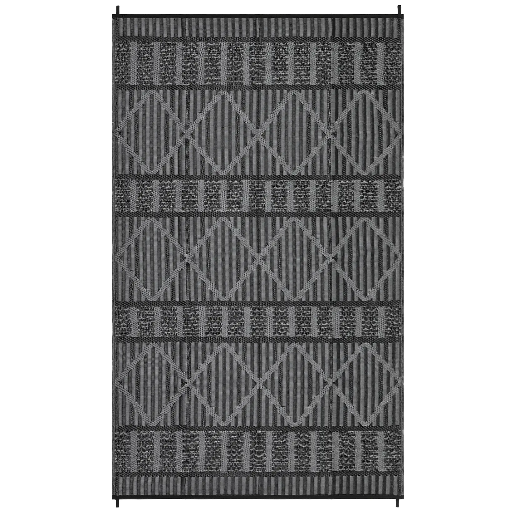 GARVEE Boho Outdoor Plastic Straw Rug 8x10 Ft - Reversible Modern Geometric Patio Mat - Waterproof UV Resistant RV Camping Carpet for Backyard, Deck & Picnic