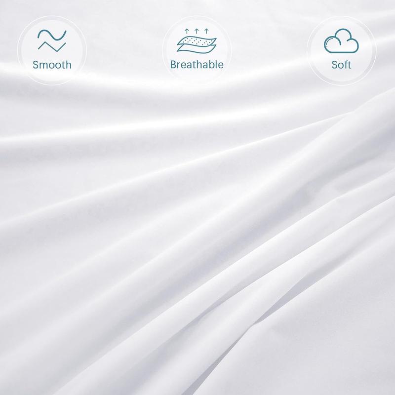 Biloban Zippered Mattress Protector Waterproof, Ultra-Soft Breathable Bed Bug Proof Mattress Encasement 6-Sided Topper Cover Fitted Sheet Deep Pocket, Low Profile Box Spring Cover, for Adults Kids & Elderly #TiktokshopStockUp