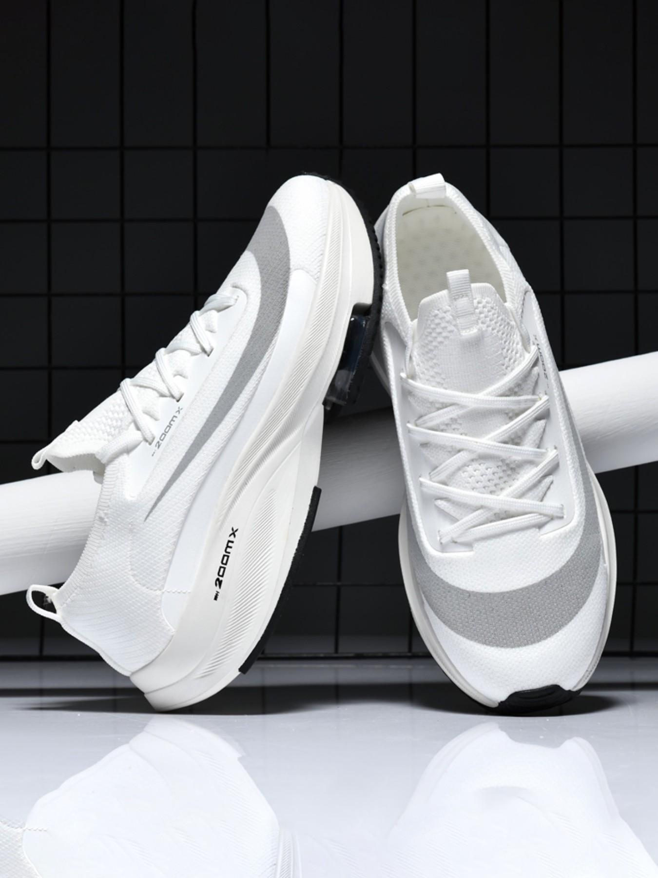 Dxsole Men's Sporty Outdoor Lightweight Running Shoes, Breathable Textile Upper Anti-Slip Wear-Resistant Sole Ultra-Light Cushioned Sneakers for All Seasons Dxsole Men's Sporty Outdoor Lightweight Running Shoes, Breathable Textile Upper Anti-Slip Wear-Resistant Sole Ultra-Light Cushioned Sneakers for All Seasons