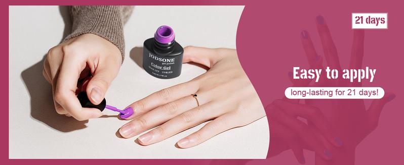 JODSONE Gel Nail Polish Kit with U V Light 35 PCS Classic Black and White Nude and Blue Purple Gel Polish Set with Manicure Tools Suitable for All Seasons Perfect Gifts for Manicure Lover