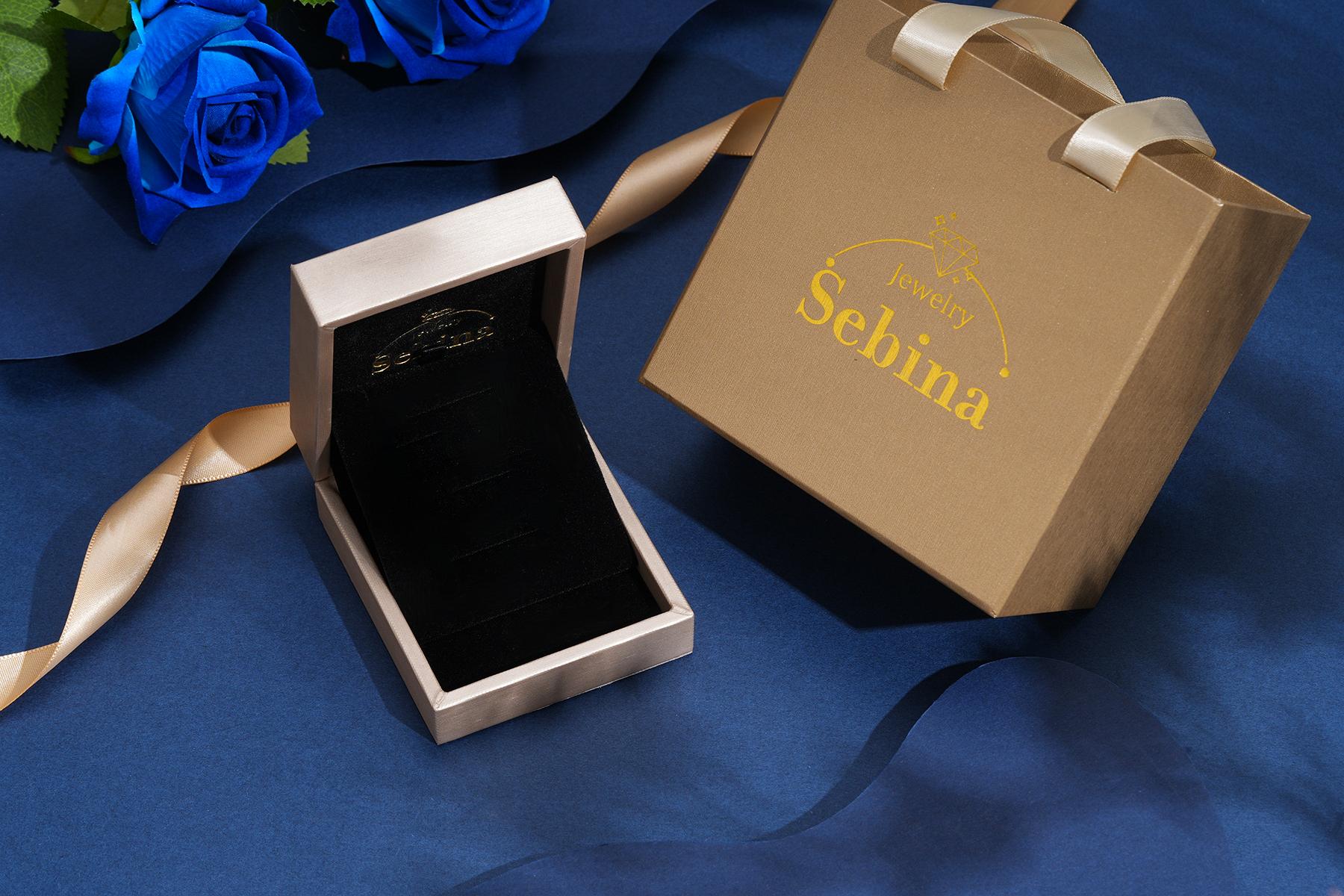 Sebina Gift-Ready Jewelry Gift Box with Polishing Cloth for High-end Customized Gift Box Thanksgiving, Halloween, Christmas, Anniversary, Birthday Gift Package