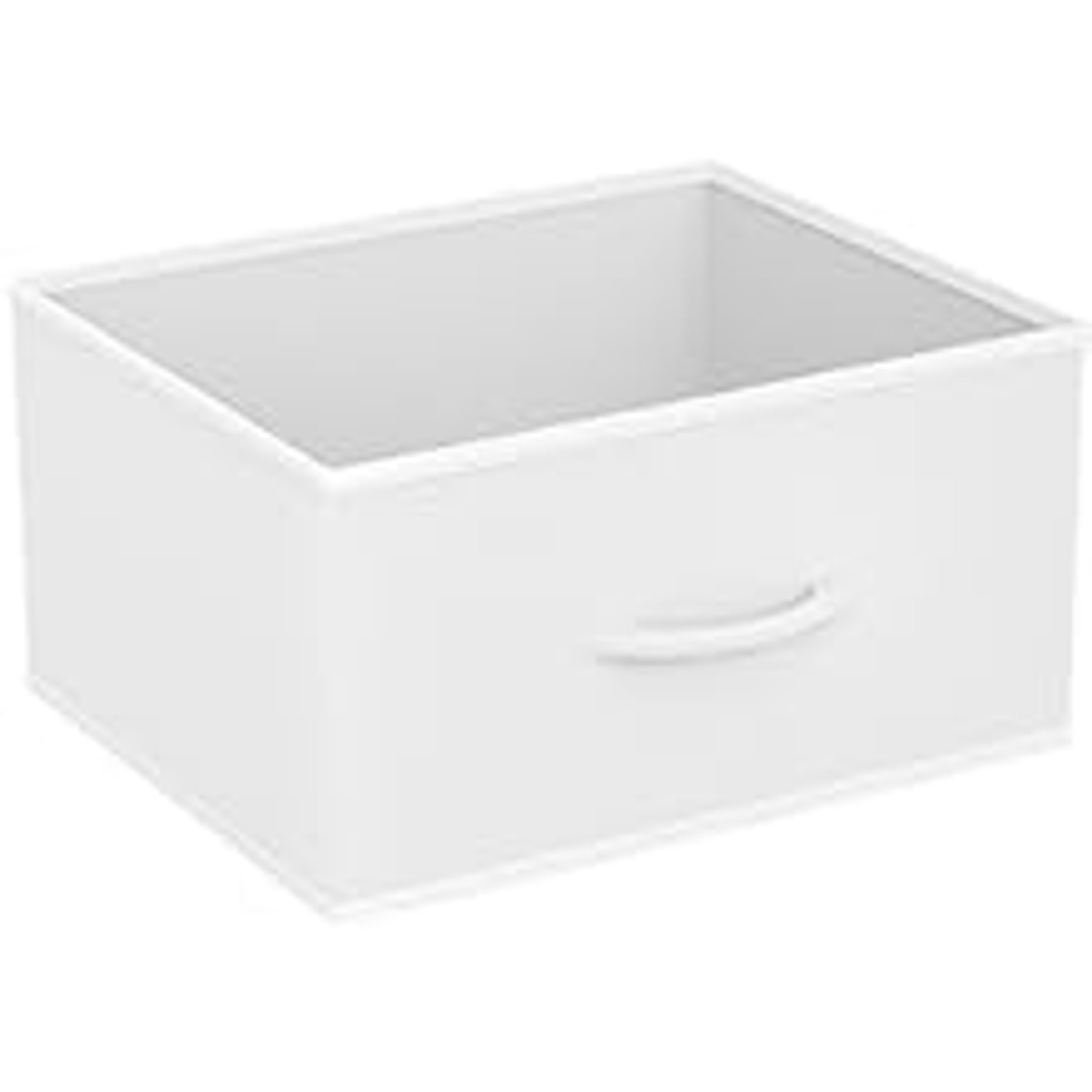 2-Pack Stackable Storage Drawers (4 Drawers Total), White Closet Organizer with Wooden Top & Metal Frame, Freestanding or Stackable Dresser for Bedroom, Living Room, Under Bed