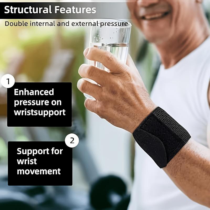 4-Pack High Elasticity Wrist Guards, Adjustable Compression Bands, Breathable Lightweight Wrist Support for Sports and Fitness, Wrist Brace for Working Out, Wrist Wrap, Adjustable Compression Bandage