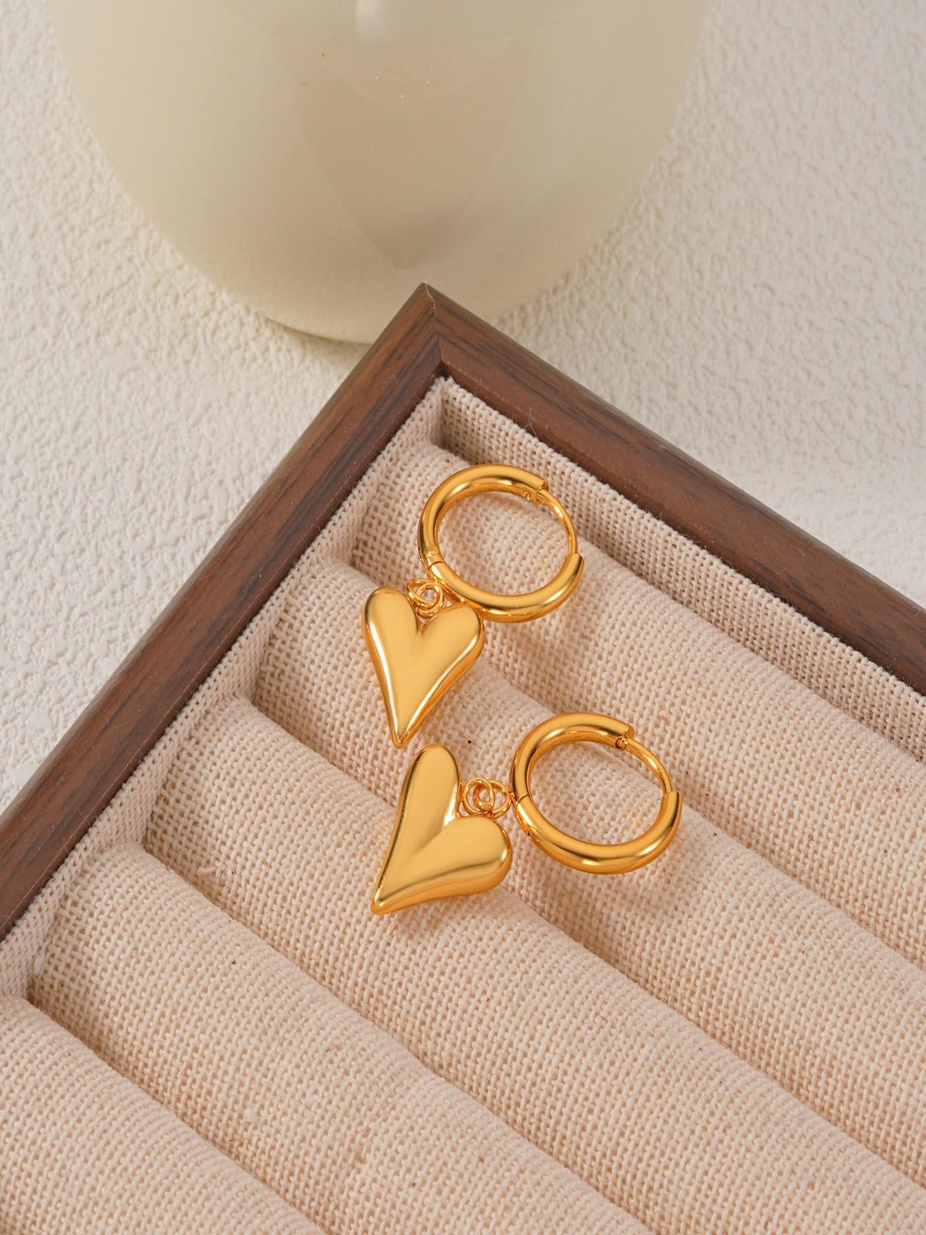 Women's Elegant Stud Earring Set, Stainless Steel Material, All Season Wear, Creative Design Jewelry Gift for Her