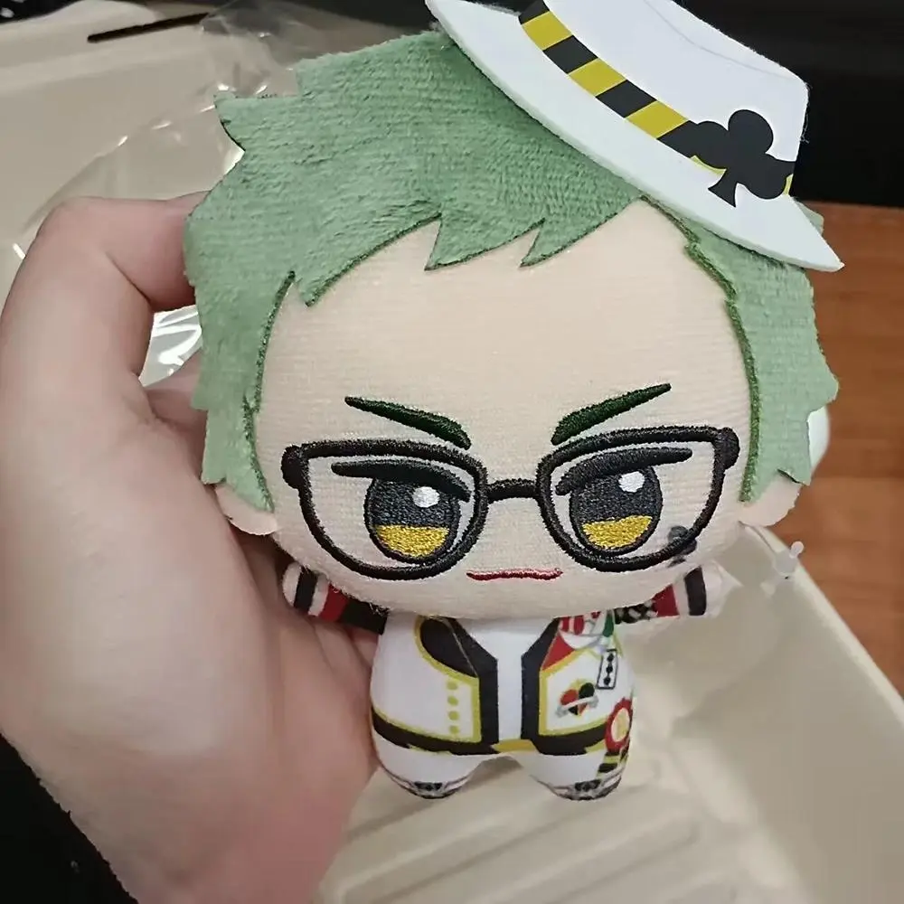 10cm Twisted Wonderland Ace Trappola Plush Dolls Present Gift Pendant Trey Clover Stuffed Toys Fans Collect Holiday Party Dolls