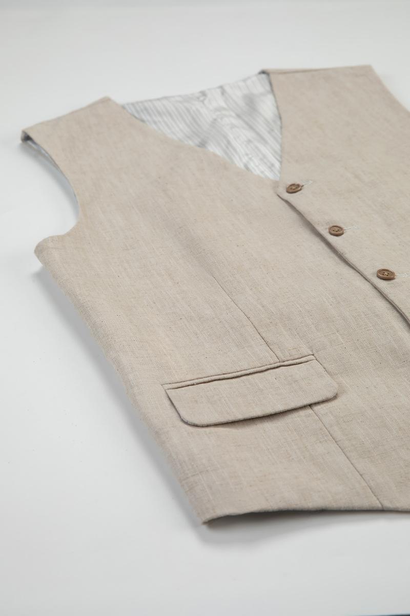 Men's Slim Fit Suit Vest,Wool Blend Business Waistcoat,Groom Wedding Outfit for Various OccasionsRetro Fashion Edition