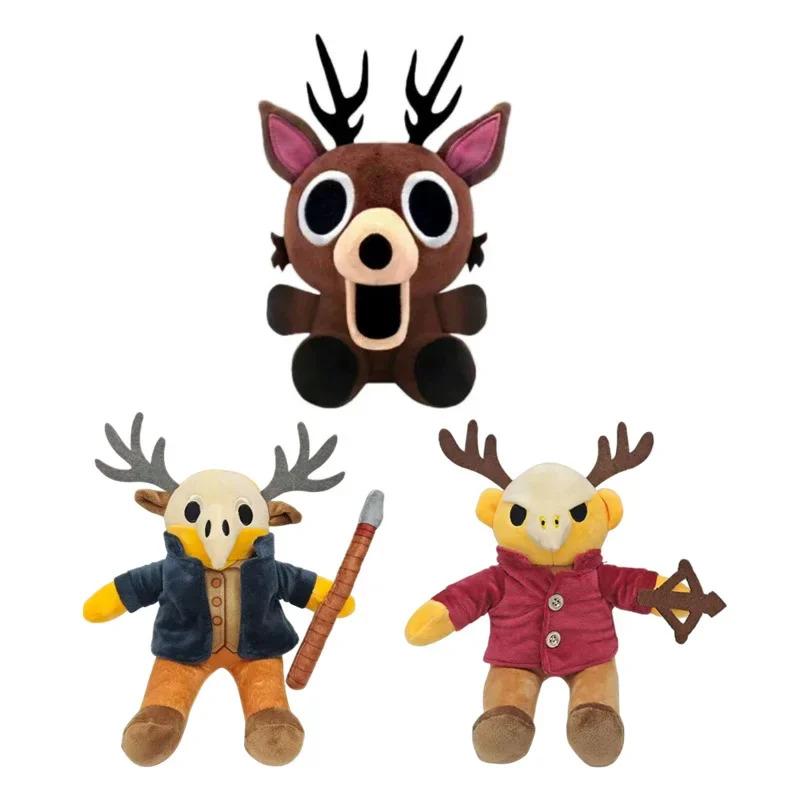 99 Nights in The Forest Plush toy Deer Doll Soft Stuffed Animal Toy Cute Anime Game Peripherals Christmas Birthday Gift for Kids