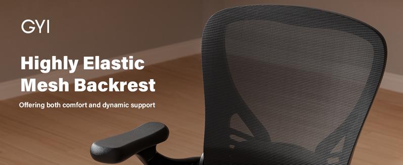 Ergonomic Office Chair, Mesh Desk Chair with AdjustableLumbar Support and 3D Flip-up Arms, Computer Chairwith Wheels, Black, Computer Desk Chair, ErgonomicOffice Desk Chairs with Mesh Back, Adjustable LumbarSupport, Rocking Function