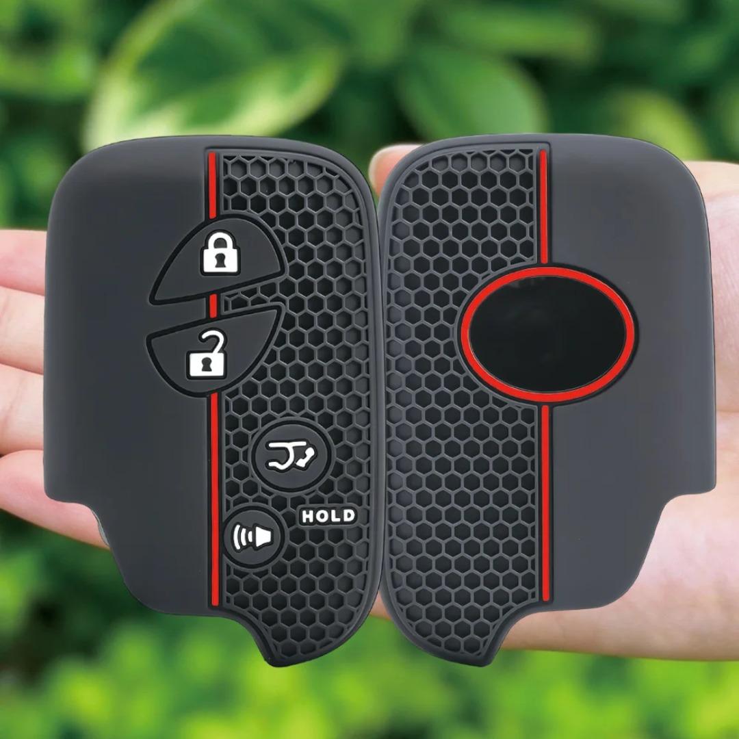 Keychain For Lexus CT200h GX460 IS250 IS350 RX450h ES330 ES350 LS460 GS300 450h 460h 4Buttons Remote Silicone Key Fob Cover Case