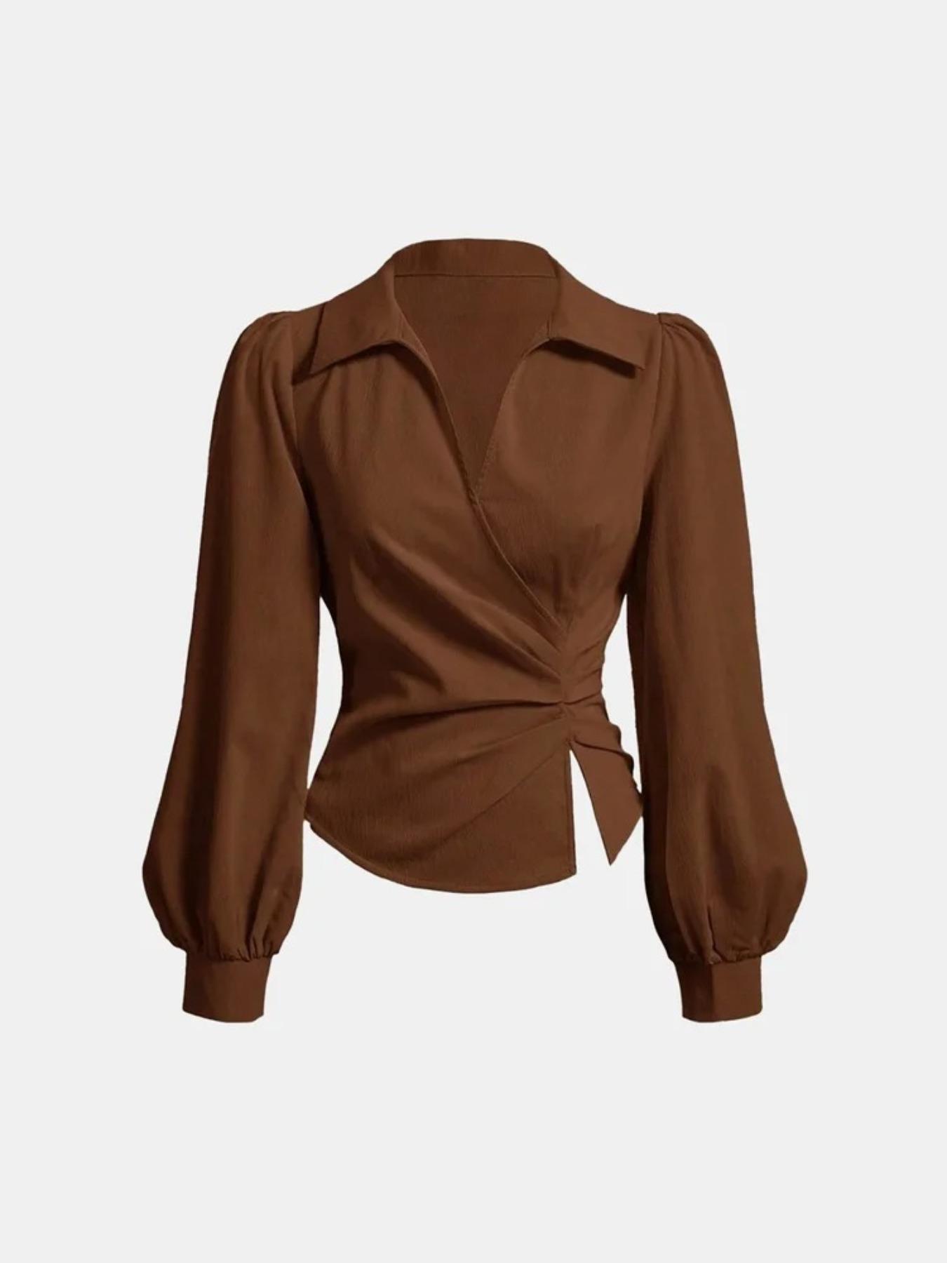 Autumn Women's Shirt & Skirt Set, Fit, Elegant Office Workwear, Party Wear, Versatile Commuting, Back-To-School Style