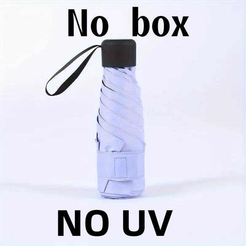 Small parasols umbrella portable pocket umbrella travel portable compact umbrella mini paraguas Very lightweight, suitable for outdoor travel to block sunlight (suitable for one person)