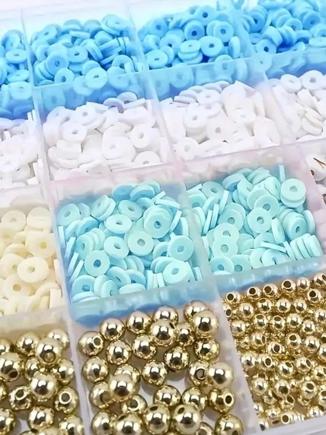 4000 Soft Clay Beads Set with Letter Beads, DIY Jewelry Making Kit, Ideal for Bracelets, Keychains, Fashion Gifts, Craft Accessories