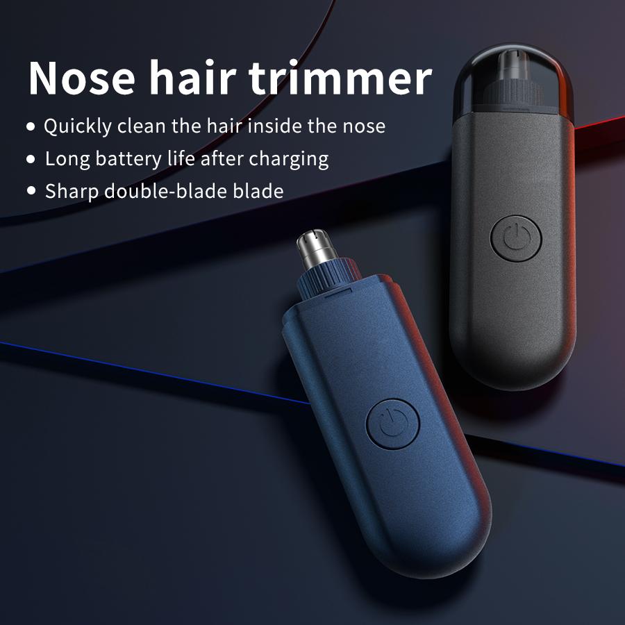 USB Rechargeable Painless Electric Nose Hair High Quality Trimmer - 3-in-1 Eyebrow & Facial Hair Clipper, Waterproof Easy-Clean Grooming Tool for Men & Women