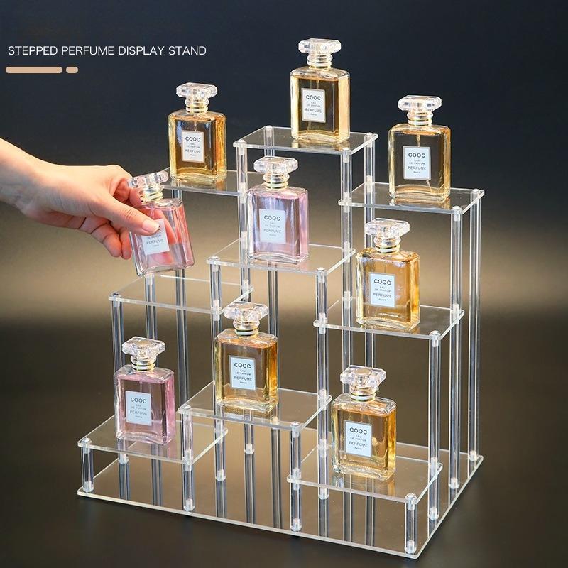 Acrylic transparent display rack multi-layer shelf display rack Display Risers Stand