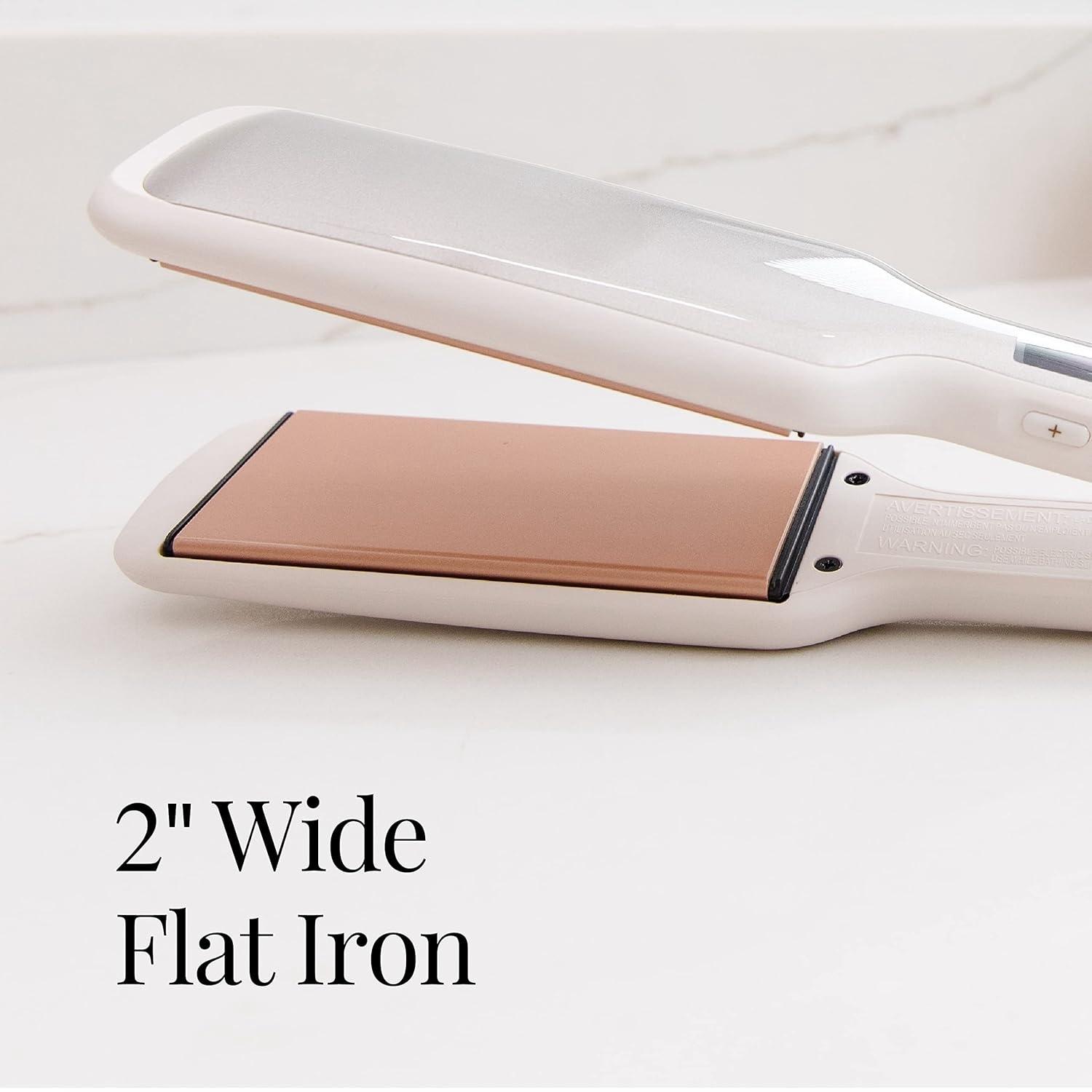 The 2 inch Hair Straightener Iron is a professional ceramic flat iron designed for hair styling. It's infused with argan oil and keratin, aiming to reduce frizz and make your hair shinier and smoot Therapy Comfort iscan portable results whimsical umbrella