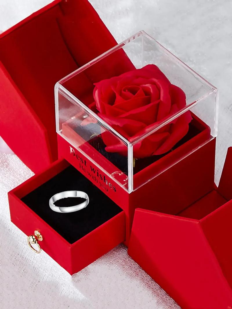 925 Sterling Silver Simple Plain Silver Ring, Elegant Fashion Rings, Fashion Jewelry Accessories for Men & Women, Elegant All-match Fashion Accessories