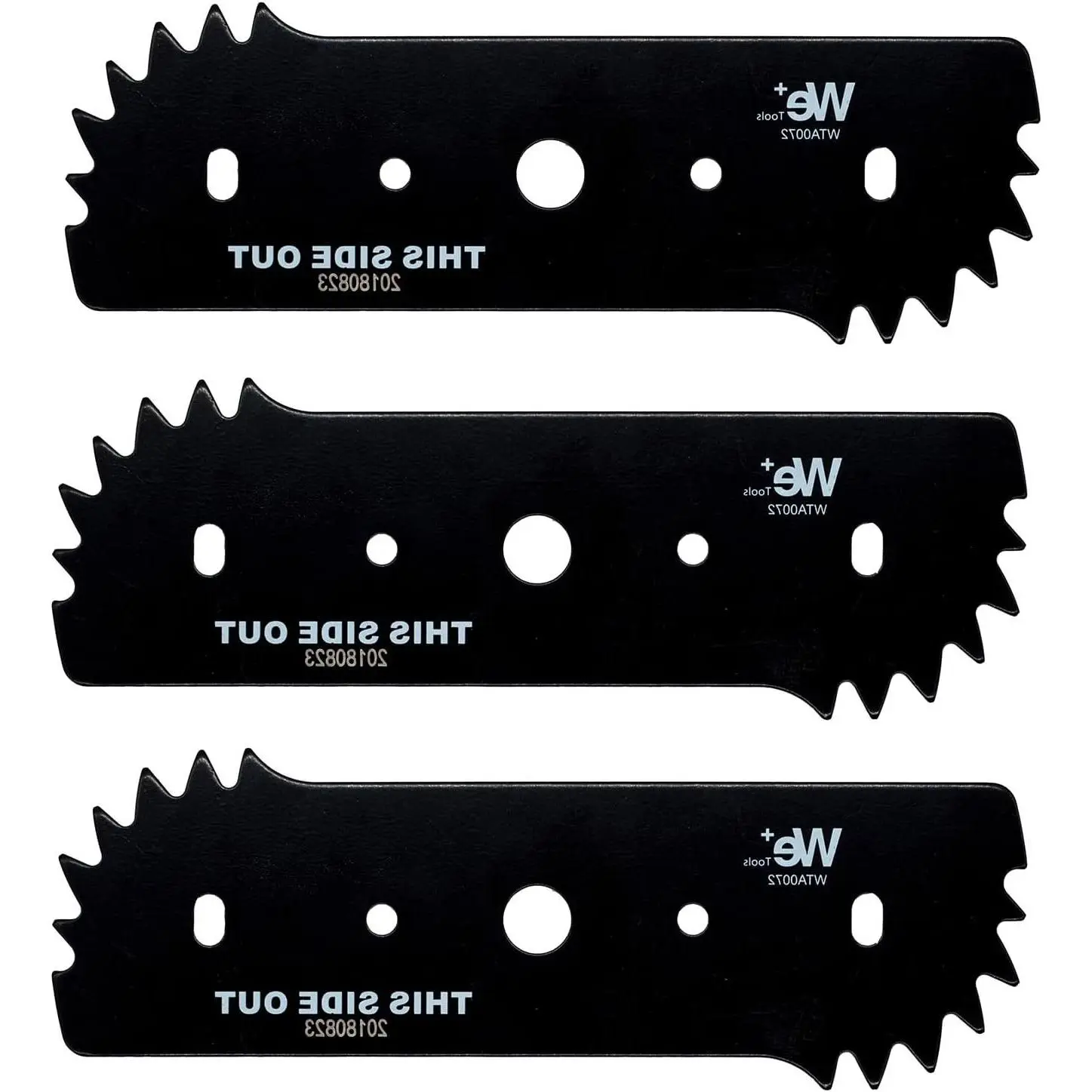 3-Pack High Carbon Steel Replacement Edger Blades | 4.8 Star Rated for Long Lasting Sharpness | Fits Worx WG896 WG895, Craftsman, WA0034, 50018386, DeWalt DCED400