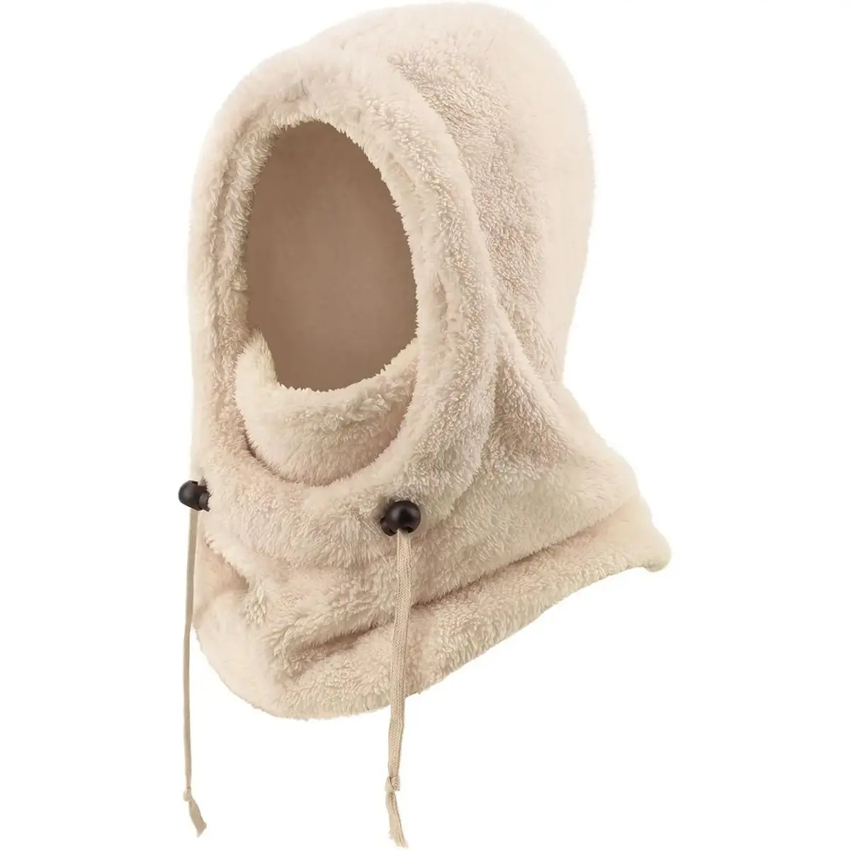 Unisex Insulated Windproof Fleece Balaclava Protective Gear - Adjustable Drawstring, Multi-Functional Winter Outdoor Hooded Scarf Hat, 1 Size Fits Most