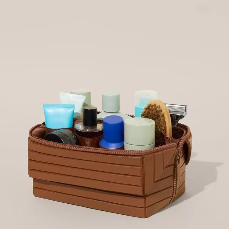 Waterproof Travel Toiletry Bag 2026 New Foldable Cosmetic Case Cosmetic Pouch Large Capacity Organizer with Compartments for Toiletries Skincare Products