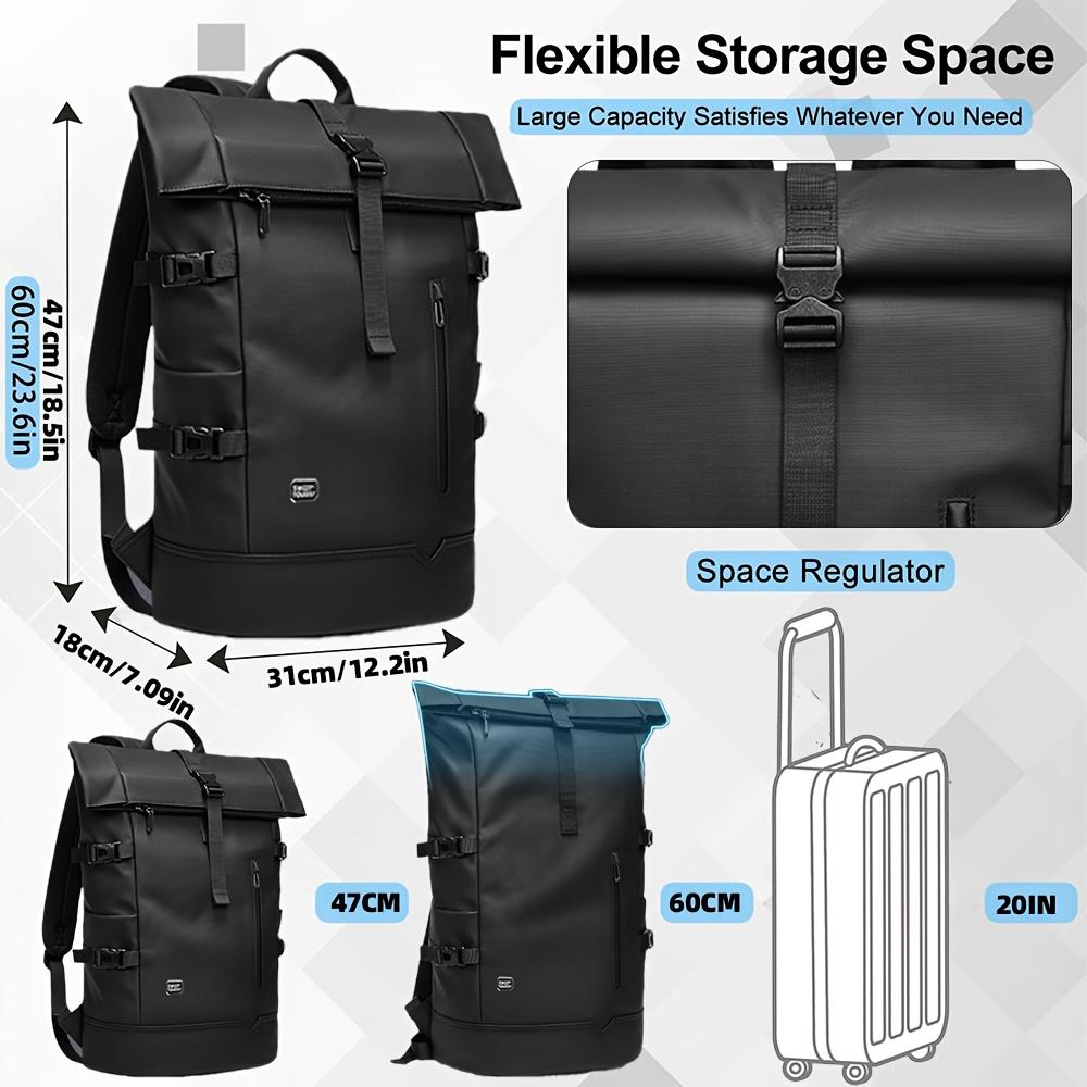 Breathable Lightweight Hiking Backpack, Multifunctional Hiking Bag with Adjustable Straps, Sporty Nylon Material, All Seasons Use